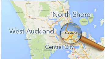 TV Repair Locations - North Shore, West Auckland, Central City